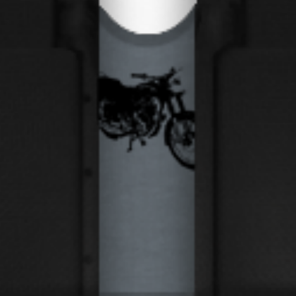 Grey Motorcycle T-Shirt Roblox decal