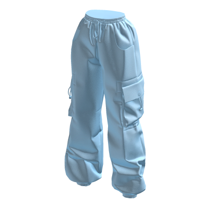 Blue Cargo Sweatpants thumbnail
