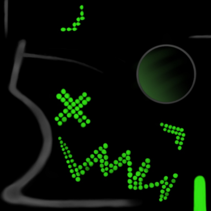 Green Cyber Critter (Protogen) Roblox decal