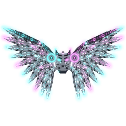 Emissive Cyber Glowing Wings