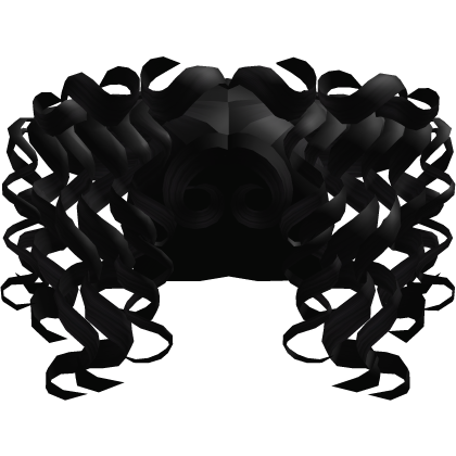 Gaga Horror Halloween Curly Queen Black Hair Roblox item
