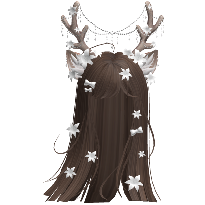 Ethereal Christmas Fairy Fawn Hair w/ Antlers