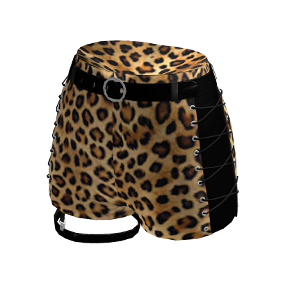 ✅Leopard Print Baddie Mini Shorts✅ Emo Goth Y2k thumbnail