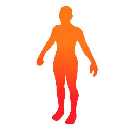 Orange Gradient Outline
