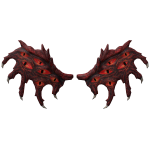 All Seeing Red Diamond Dragon Wings