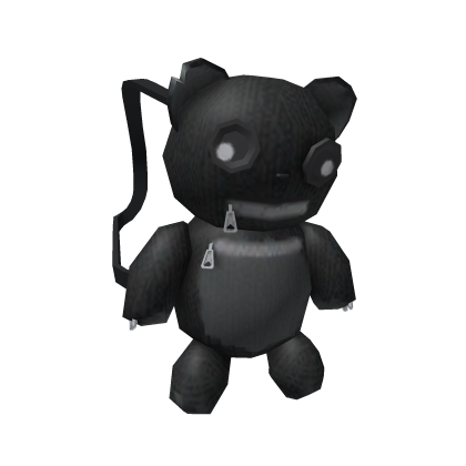 Black Teddy Bear Backpack (3.0)