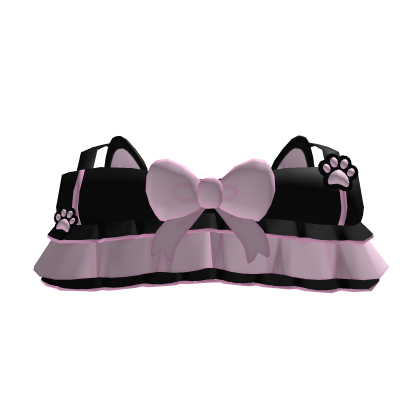 ♡ kawaii bat kitty top in pink