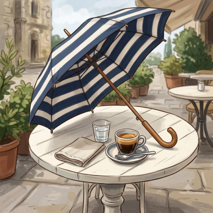 Umbrella and Espresso Lofi Roblox music