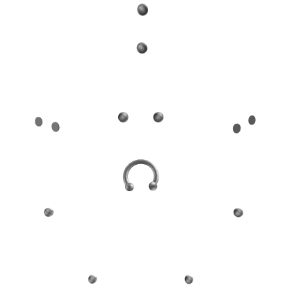 Lil Uzi Piercings Set