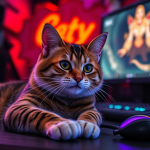 Cat gaming fan club