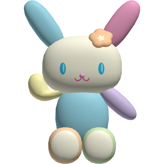 Kitty Usahana Bunny Plushie