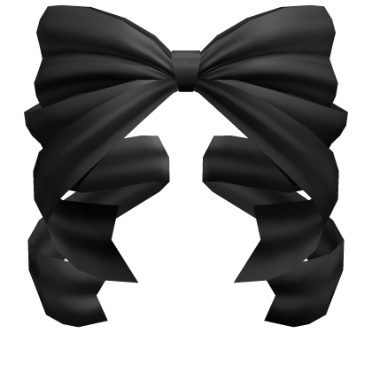 Huge Bow Bustle in Black Roblox item