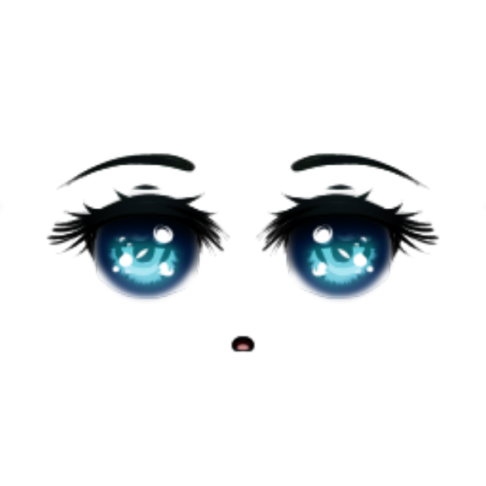 Kawaii Blue Roblox decal