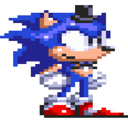 Pixel Clone Sonic Roblox decal