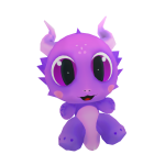 Shoulder Chibi Dragon (Purple)