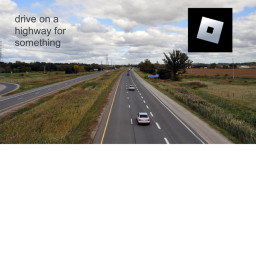 drive on the highway to your house for something