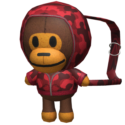 Milo Ape Red Camo Backpack 4.0 Roblox item
