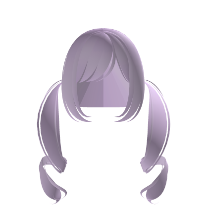 ♡ kawaii curly princess pigtails purple Roblox item