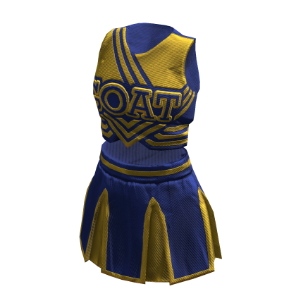 Cheerleader Uniform | Blue Yellow thumbnail