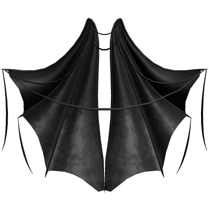 Demonic Halloween Bat Wings - Black Roblox item
