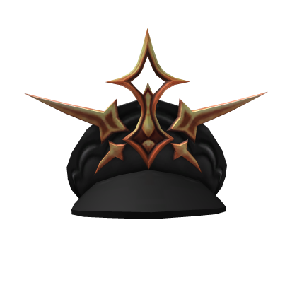 Golden Crowned Black Cap Roblox item