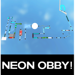 (REALLY HARD) Neon Obby!