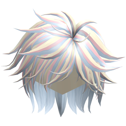 Anime Video Game Spikey Emo Boy Hair (Confetti)