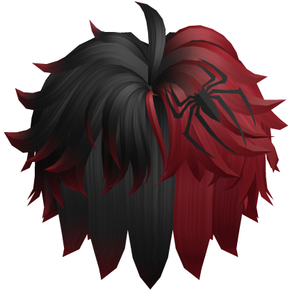 Multiverse Spider Two Toned Red & Black Boy Hair  Roblox item