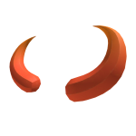 Orange Crystal Horns
