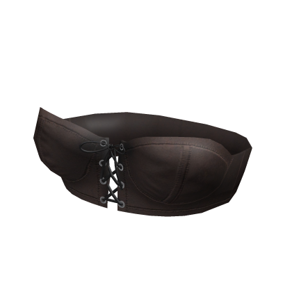 Goth Leather Bra Brown
