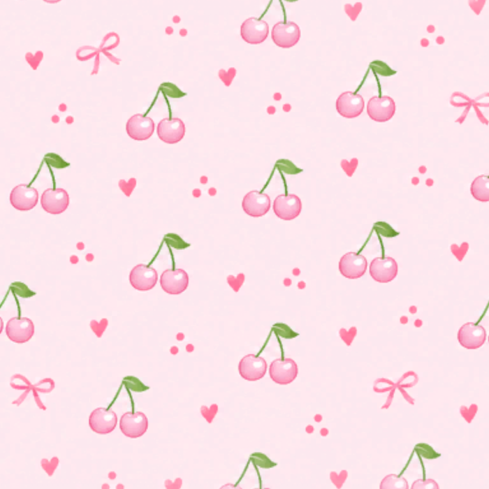 Cute Cherry Background Pink Cottagecore Kawaii