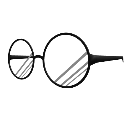 Black Round Glasses Roblox item
