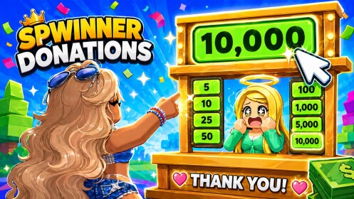 Spwinner Donations 💸🎲 [PLS DONATE GAME]
