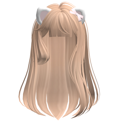 Cute Cat Hair (Blonde) Roblox item
