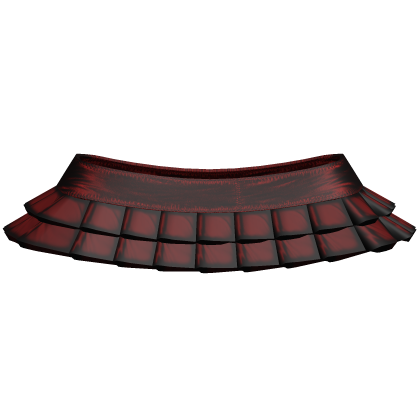 Dark Red Gothic Layered Pleated Skirt Roblox item