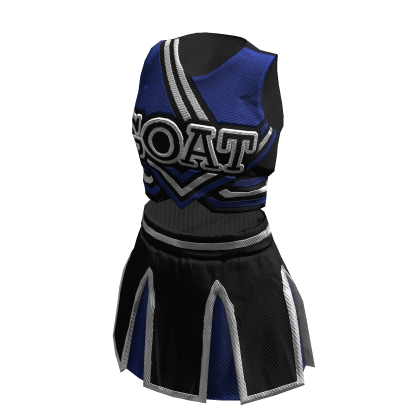 Cheerleader Uniform | Black Blue White thumbnail