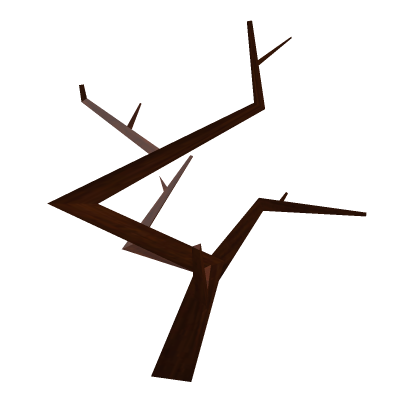 Dead Tree Spooky Forest Low Poly Halloween Trees