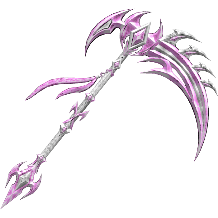 Pink and White Soul Snatcher Scythe