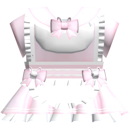 Kawaii Pink Bunny Maid Dress | Roblox Item - Rolimon's