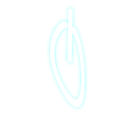 Glowing Robot Face Mark (Emissive)