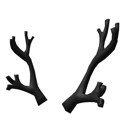 Black Sakura Antlers | Addon Roblox item