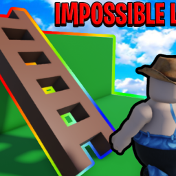 🪜Ladder Steep Climb Impossible Obby!😱