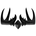 🖤Onyx Agate-Stone Ivy Antler-Crown