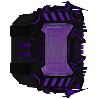 Cyber TV Titan Left Shoulder Robloxian (Purple)
