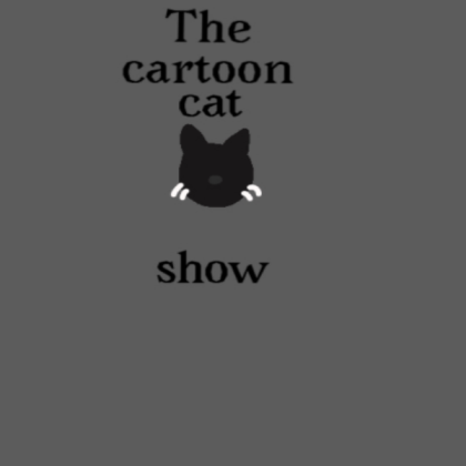 Cartoon cat for my friend poster Roblox decal