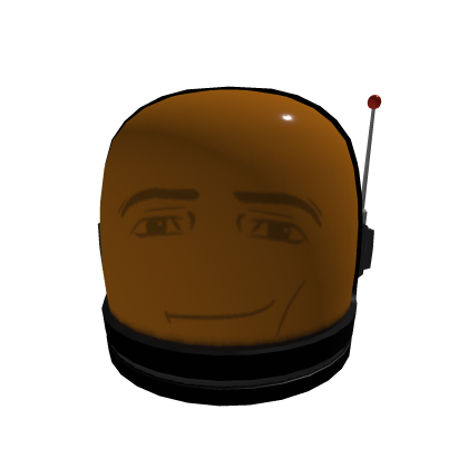 Dark Man Face Space Helmet Roblox item