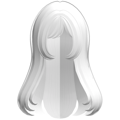 ୨୧ : adorable long doll hair in white