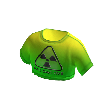 Cropped Radioactive Neon Green T Shirt Roblox