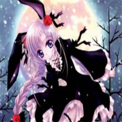 pink anime bunny girl Roblox decal