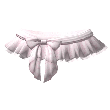 cute bow tied mini skirt - 3.0 baby pink | Roblox Item - Rolimon's